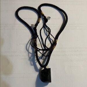 Elegant Black Pendant Necklace